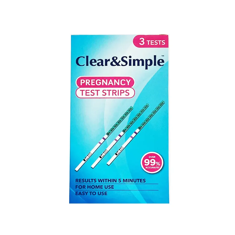 Clear & Simple Pregnancy Test Kit 3’