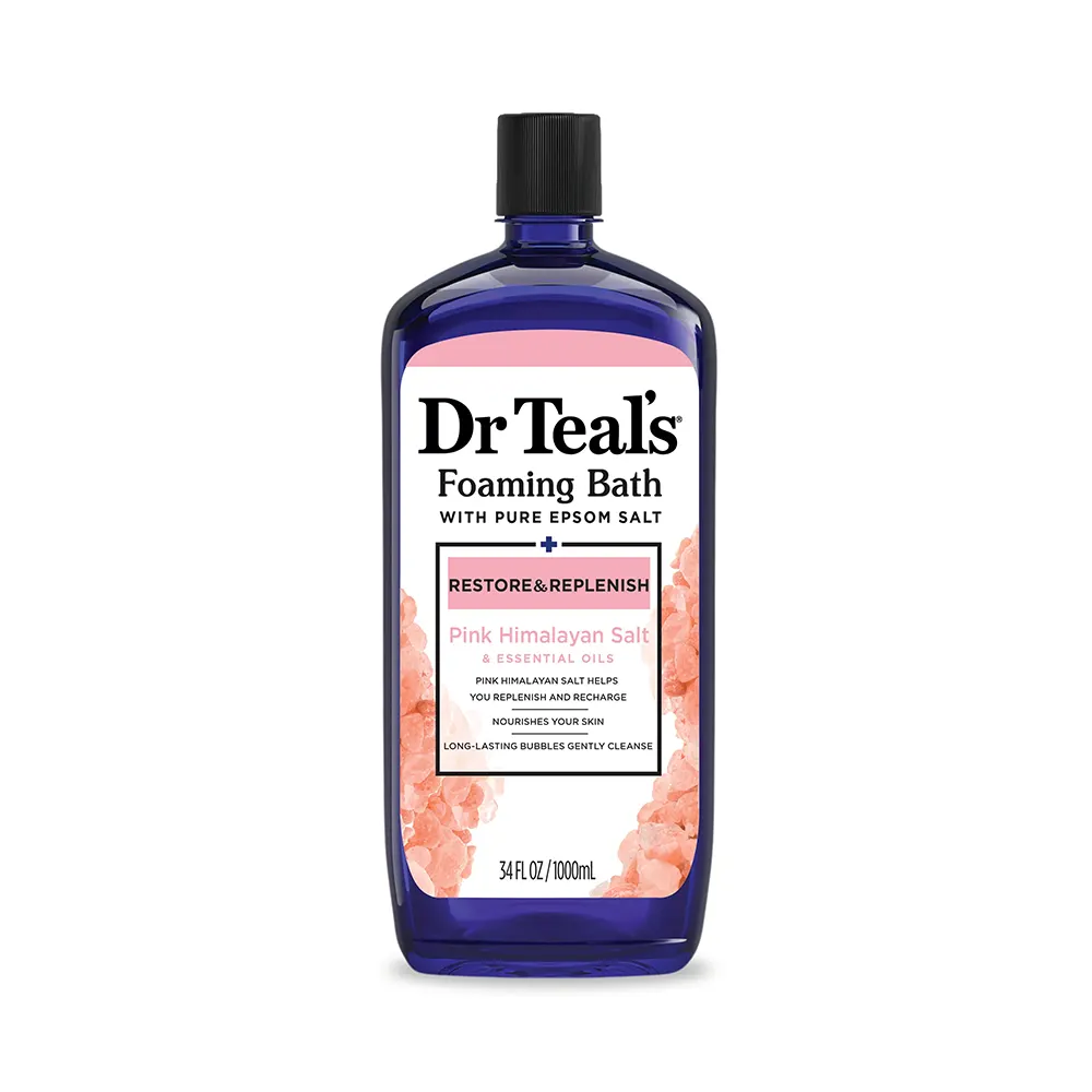 Dr Teal's Foaming Bath with Pink Himalayan Salt