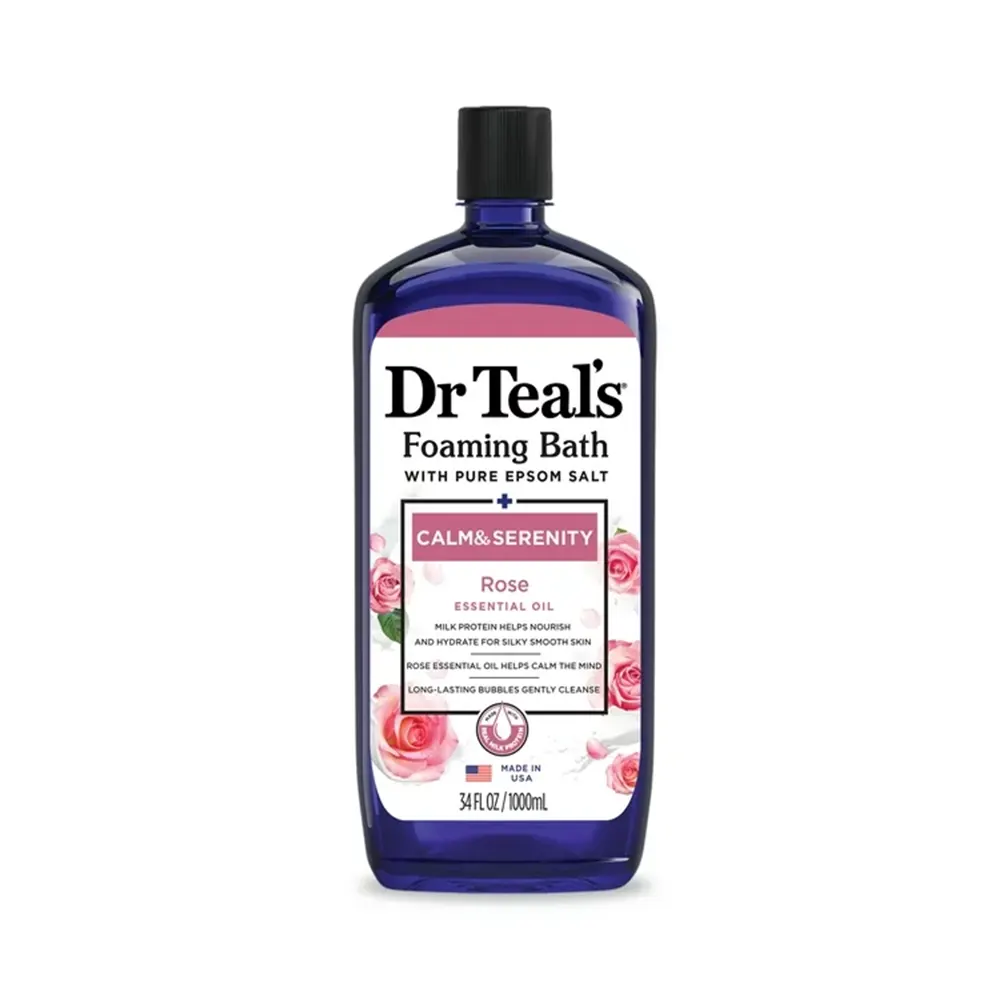 Dr Teal's Foaming Bath with Pure Epsom Salt, Calm & Serenity