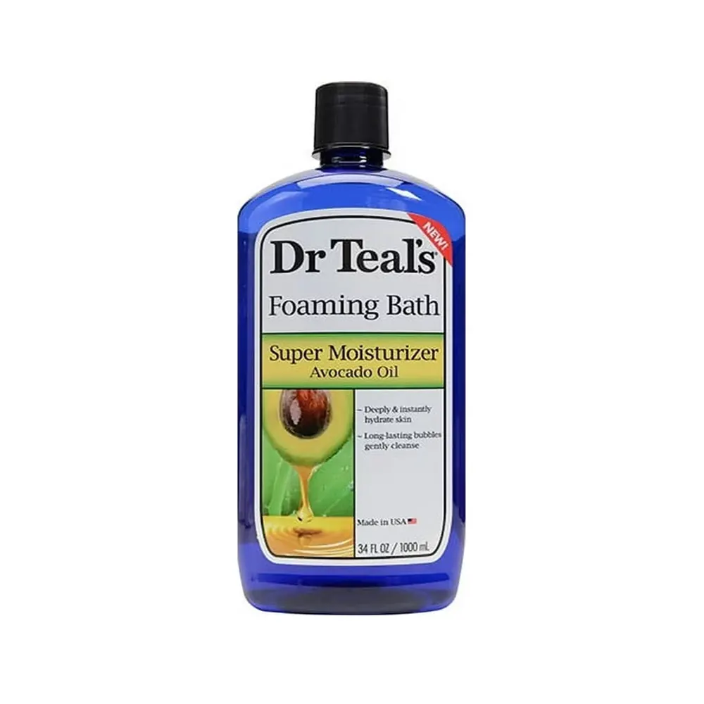Dr Teal's Super Moisturizer Foaming Bubble Bath with Avocado Oil 1L