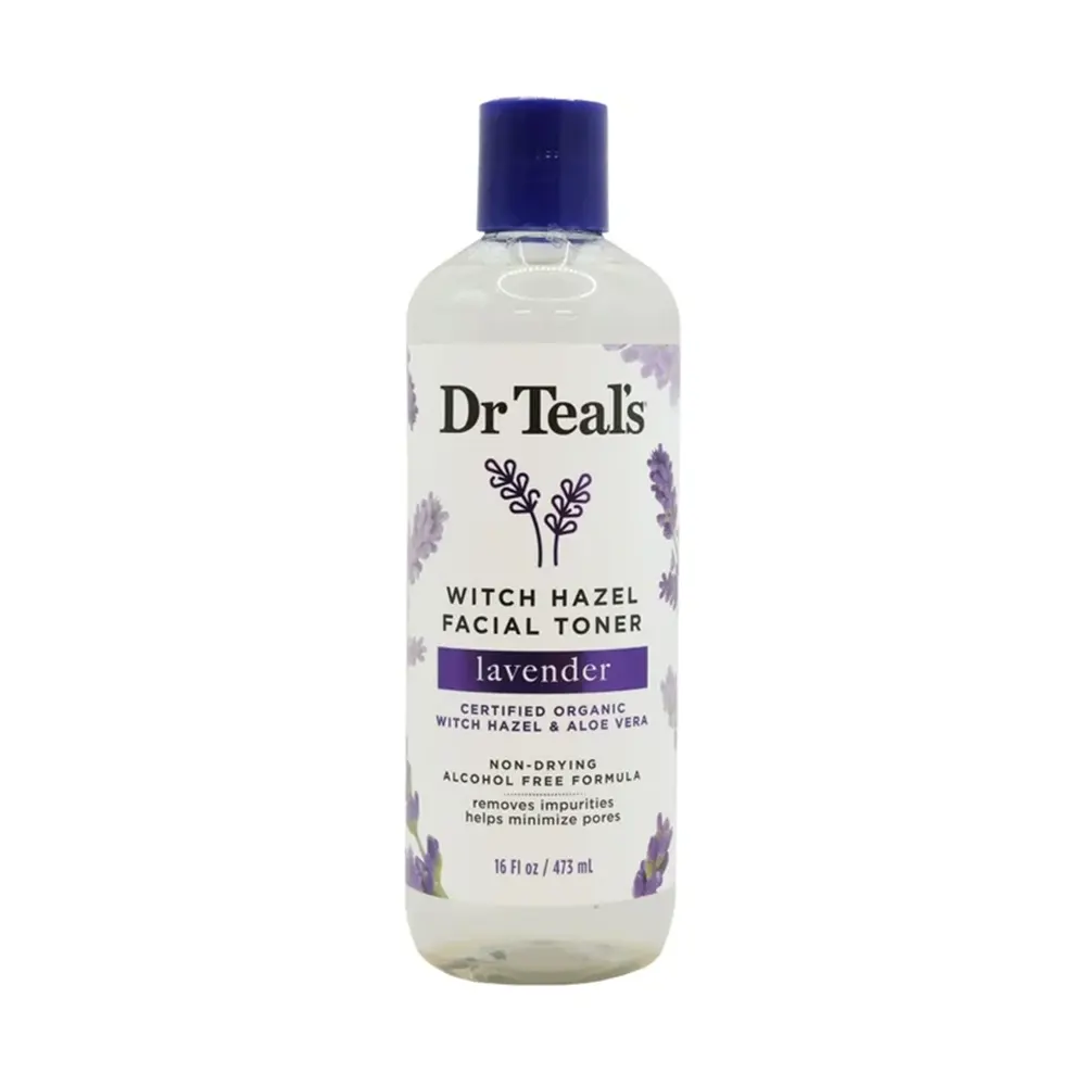 Dr Teal's Witch Hazel Facial Toner Lavender 473mL